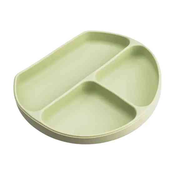 Дитячий набір силіконового посуду 7 предметів Зелений HP34546G Коломия