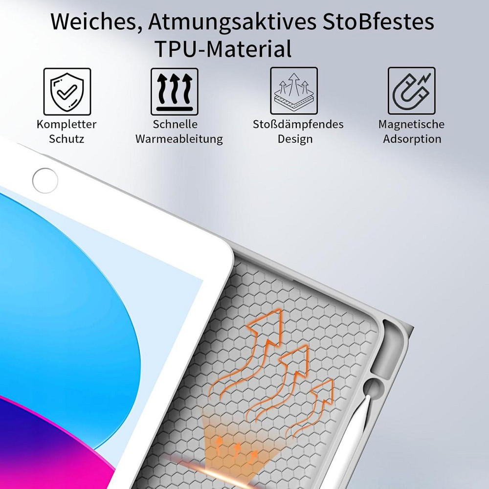 Защитный чехол с Bluetooth клавиатурой для iPad 9th/8th/7th Generation 10.2 Inch 2021/2020/2019 Днепр - изображение 2