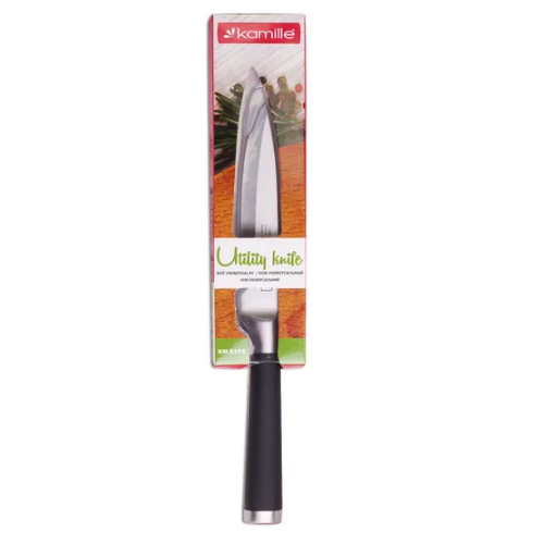 Ніж універсальний нержавіюча сталь з порожнистою ручкою 5193 KAMILLE Житомир