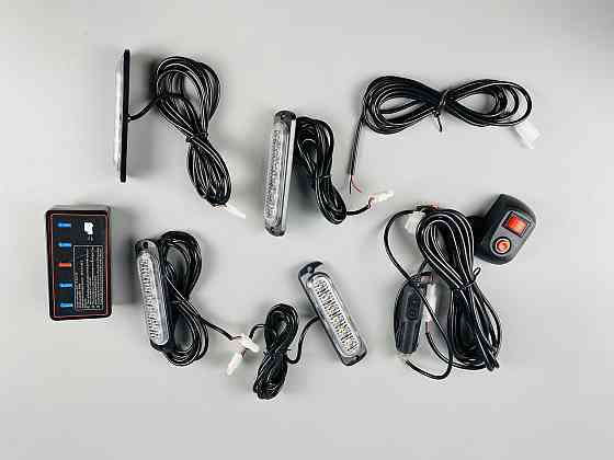 Маячок проблисковий стробоскоп 24 led діодів IP65 led chip 3030 6500K, автомобільний стробоскоп Мукачево