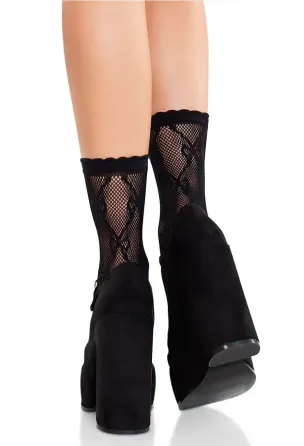 Шкарпетки Leg Avenue Bow Net Anklets Львів