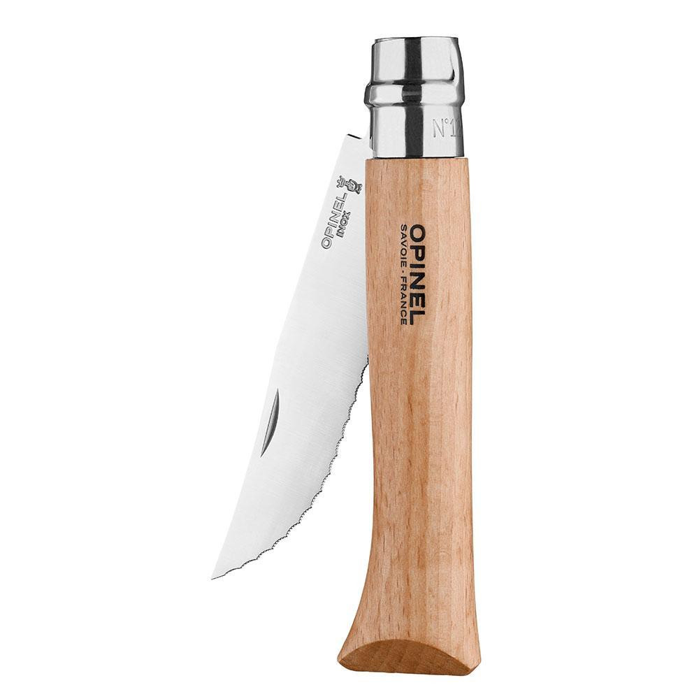 Кухонний Ніж складаний зубчастий Opinel No.12 "Inox Natural" (002441) Нержавіюча сталь Нововолинськ - фото 2