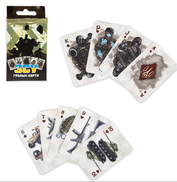 Настільна гра Strateg ЗСУ карткова українською мовою (30287), шт Киев - изображение 1