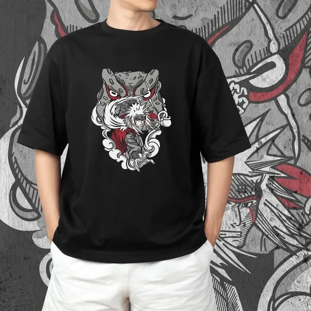 Футболка мужская с принтом Наруто Джирайя Техніка Виклику Размер 48 Anime0297 Днепр - изображение 3