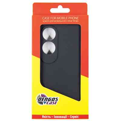Чехол для мобильного телефона Dengos Oppo A60 Carbon + glass Black (DG-KM-103) Винница