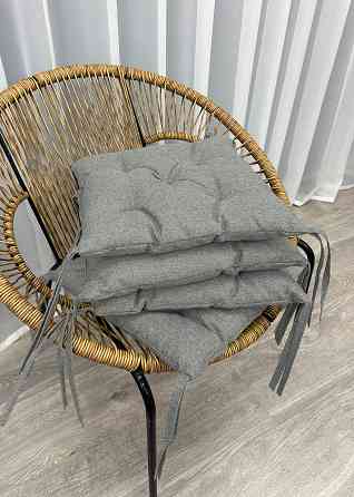 Подушка для стільців (38x38х5 см) Decorator Мальмо колір сірий 84-110 Київ