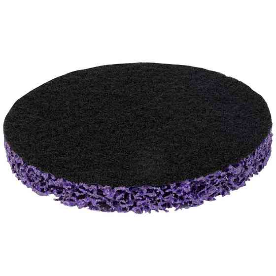 Sigma Круг зачистной из нетканого абразива (коралл) Ø125мм на липучке фиолетовый жесткий SIGMA Киев