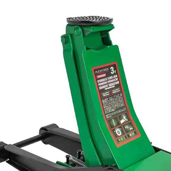 Домкрат подкатный 3т (75-465мм) двухпоршневой с педалью Rockforce RF-T820033X Одесса