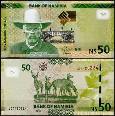 Намибия / Namibia 50 dollars 2016 Pick NEW UNC Полтава
