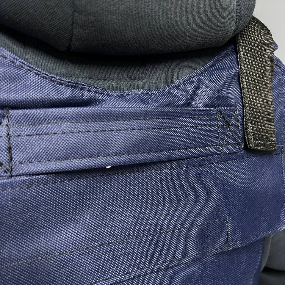 Текстильна плитоноска військова, чохол для плит з розвантаженням полегшений з регулюванням, синійMasterSem Київ - фото 5