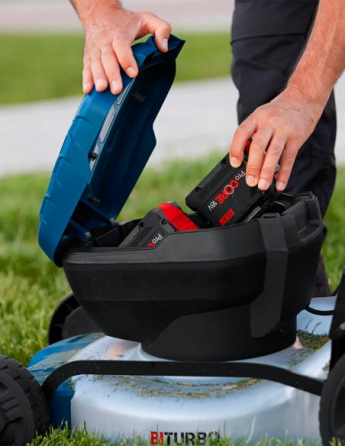 Професійна акумуляторна газонокосарка Bosch GRA 18V2-46 Professional з АКБ 2шт-18V 5Ah GAL 1880 CV Київ