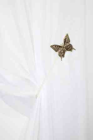 Магниты для штор и гардин (104м) Бабочка набор 2 шт Злотистый (81-015) Киев