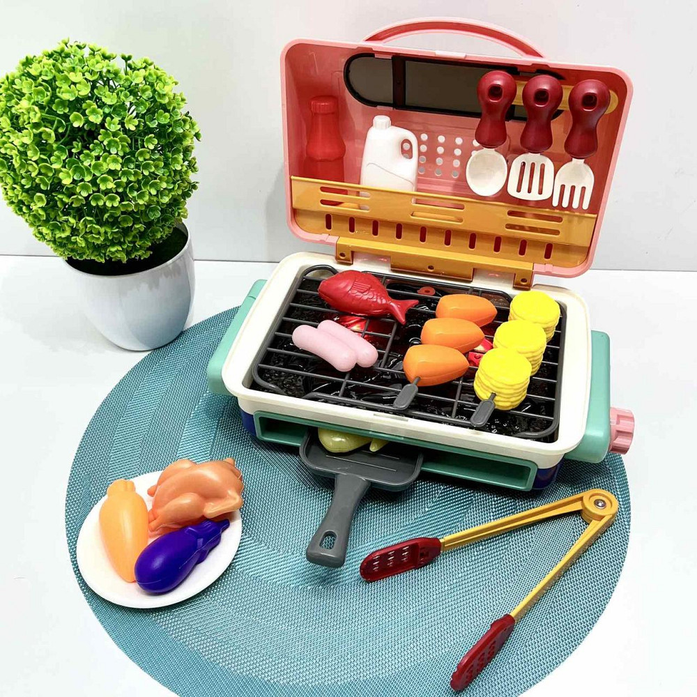 Майстер Гриль WToys продукти змінюють колір звук підсвічування кухонне приладдя холодна пара Рожевий (22542) Чернігів - фото 1