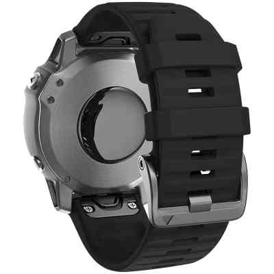 Ремешок для смарт-часов Armorstandart Silicone 22mm для Garmin Fenix 5/6 Black (ARM60796) Винница