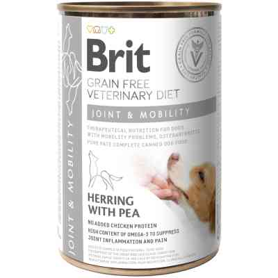Консервы для собак Brit GF VetDiets Dog Joint&Mobility 400 г (8595602535996) Винница