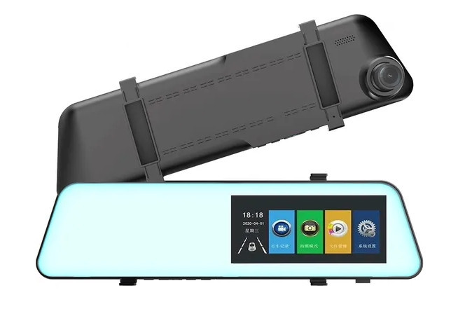 Автомобильный видеорегистратор зеркало L-1039TP LCD 5.5'' (2 камеры) 1080P Full HD Винница - изображение 1