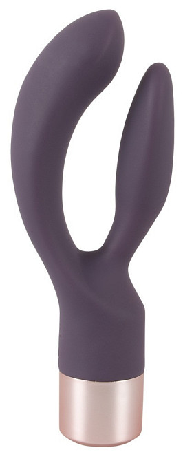 Вібратор кролик з 10 режимів вібрації Elegant Series Double Vibe Sex Aura Київ - фото 3