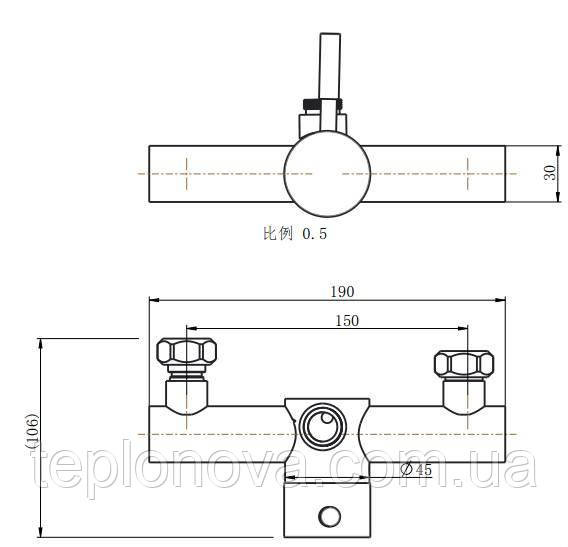Змішувач для душу VENTA VS513NS Чернівці - фото 2