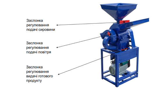 Кормоізмельчітель ДТЗ КР-20C (зерно + качани кукурудзи + овочі + фрукти + стебла, 600 кг/год) Харків