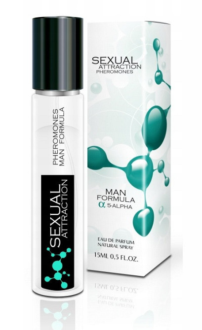 Туалетная вода с феромонами для мужчин Sexual Attraction Feromony for Men, 15 ml Sex Aura Киев - изображение 1