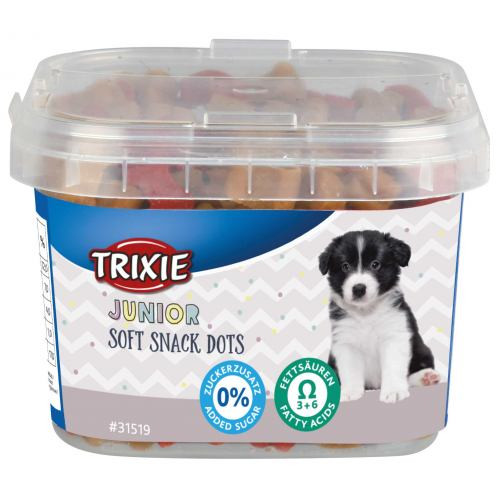 Лакомство Trixie Junior Soft Snack Dots для щенков с кислотами Омега-3 и Омега-6 140 г Киев - изображение 1