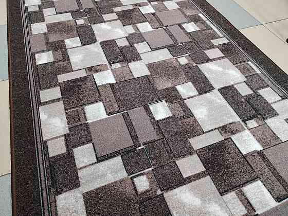 Килимова доріжка Повсть, Коричнева мозайка, Ширина 1.5м. Кам'янське