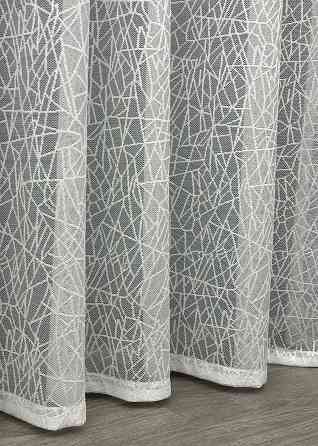 Тюль жаккард цвет белый 1674т Киев