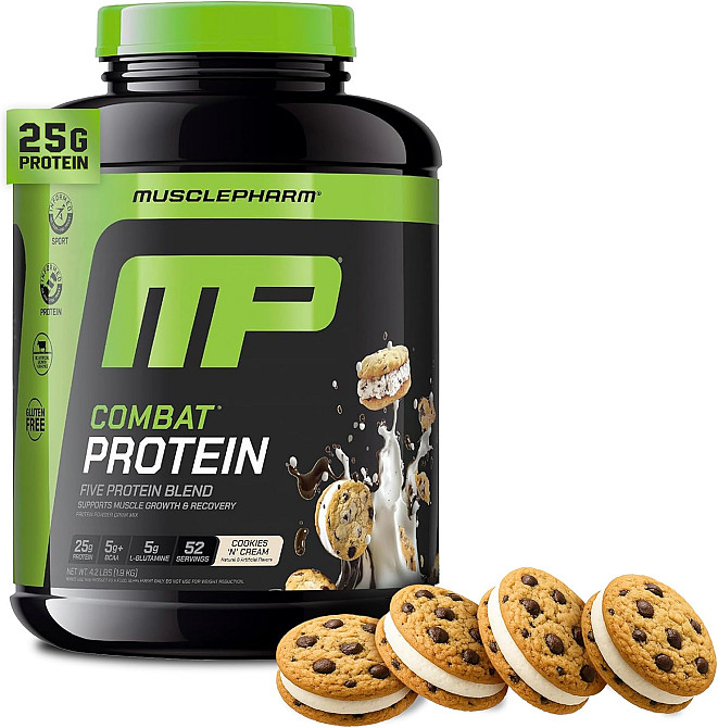 Combat® Protein 1900g (Cookies 'N' Cream) Луцк - изображение 1