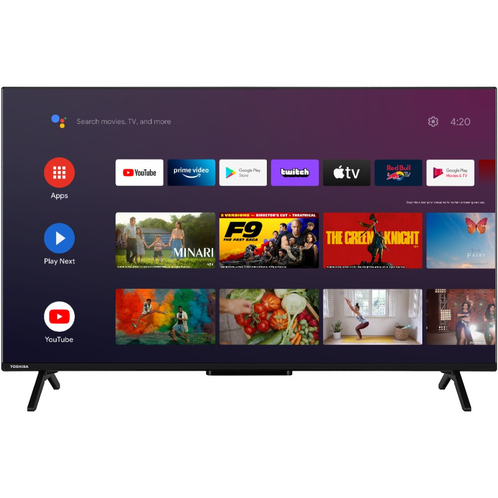TV 55 Toshiba 55QA2363DG 4K UHD/QLED/T2/Android 11/2 x10W/Dolby MS12/ HDMI/ Wi-Fi/ VESA 400 x 200 Вінниця - фото 1