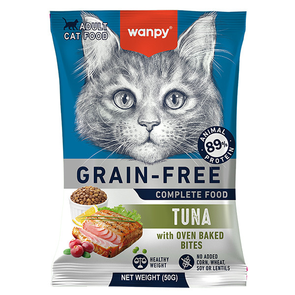 Wanpy Adult Cat Grain Free Tuna ВАНПІ ТУНЕЦЬ ДЛЯ КОТІВ сухий беззерновий корм Київ - фото 1