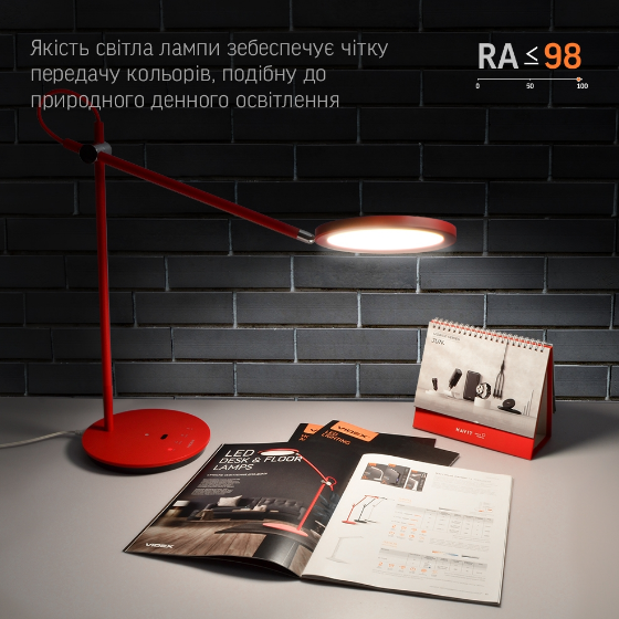 Лампа настільна LED 20W 4100К 220V VL-TF15R Videx Житомир - изображение 7