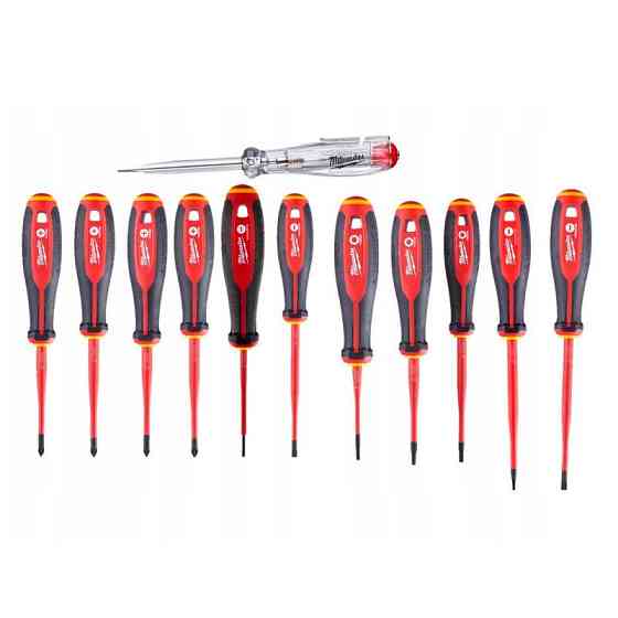Набор изолированных отверток 12 шт, MILWAUKEE 4932479095 Одесса