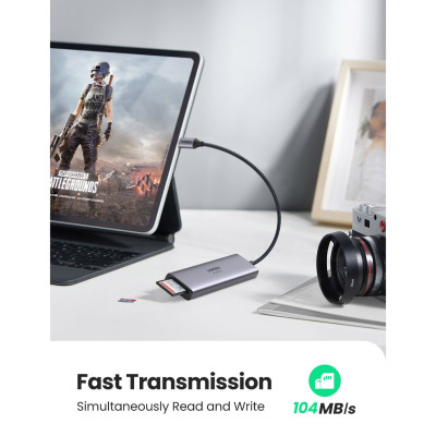 Концентратор Ugreen USB3.1 Type-C to HDMI 4K60Hz/USB 3.0х2/SD/TF/PD 100W 5-in-1 CM511 (60383) Винница - изображение 3