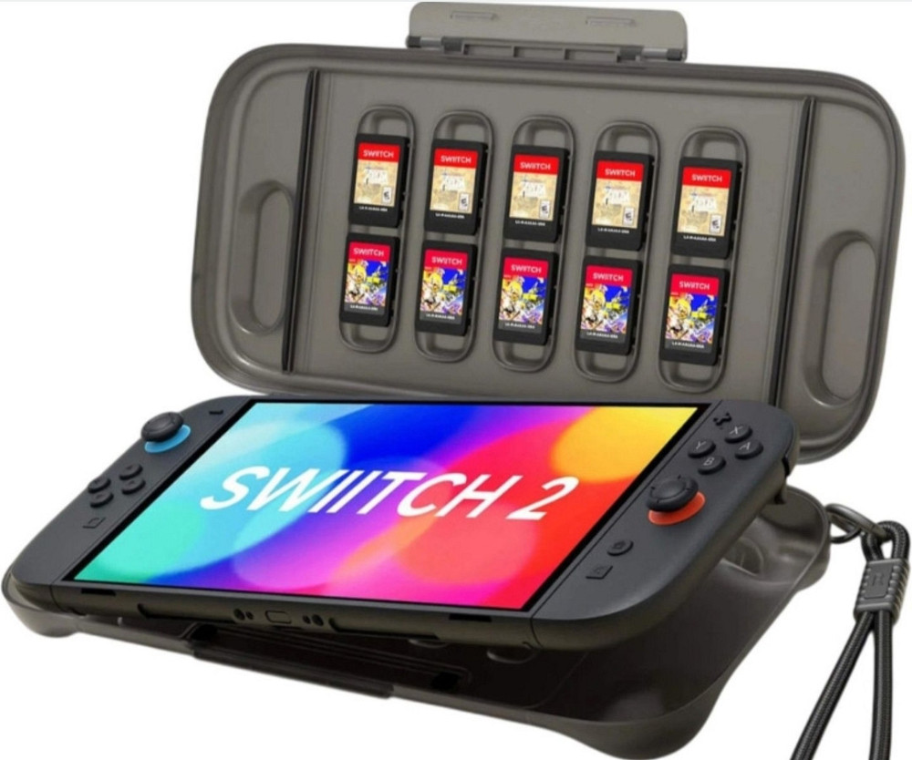 Чехол JSAUX PC0116 амортизирующий для Nintendo Switch 2 Черный. Харьков - изображение 5