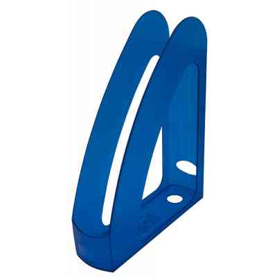 Лоток для бумаг Арника вертикальный РАДУГА,передняя стенка, синий (80533) Винница