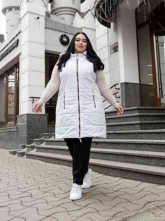 Жіночий довгий весняний жилет. 46-74р Київ