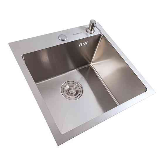 VALESO Кухонна мийка 45*45 Valeso Handmade нержавійка(сифон крулий 3,0/0,8) Київ