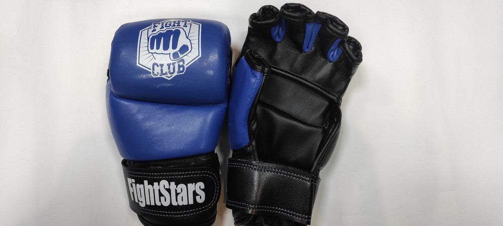 ММА Рукавички М-1 M шкіра Вишневе - фото 1