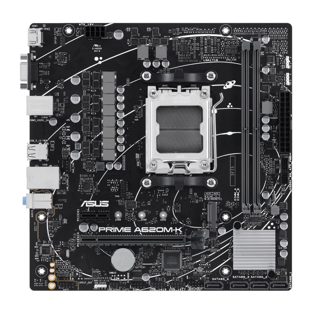 Материнська плата Asus Prime A620M-K Socket AM5 microATX Харків - фото 6