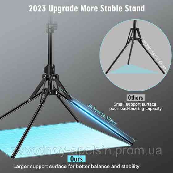 Кільцева лампа зі штативом 320 мм 12.6" (Vevice M33E) Одеса