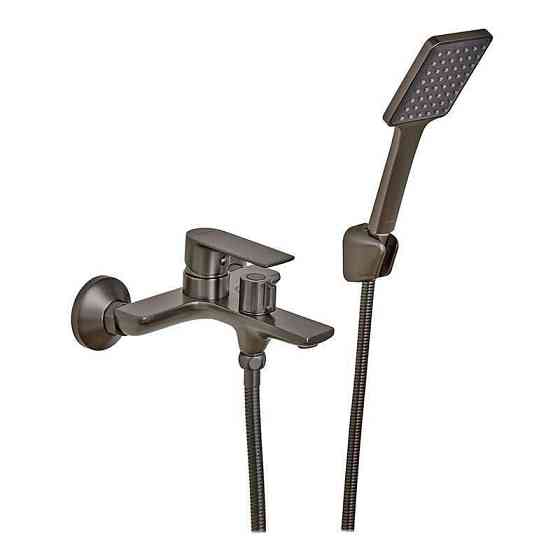 Смеситель для ванны HAIBA ALEX 009 euro GRAPHITE короткий Харьков