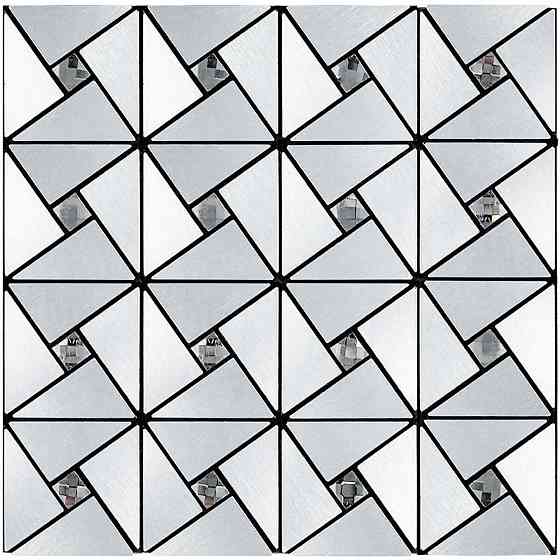 Алюминиевая самоклеящаяся плитка со стразами, серебро Киев