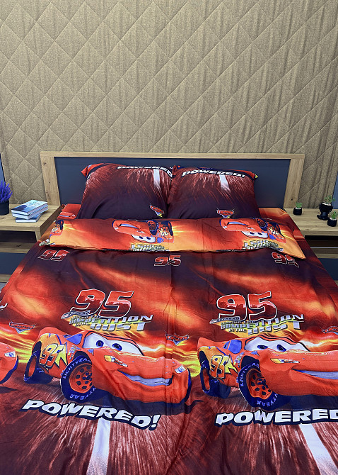 Комплект детского постельного белья Фланель, Koloco Полуторный 150х210 с разноцветным принтом (88-068) Киев - изображение 7