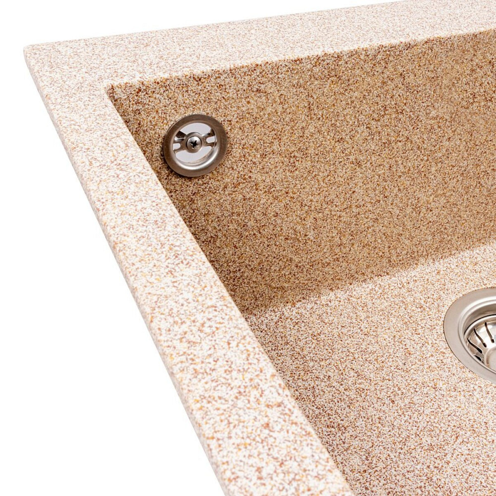 VALESO Кухонна гранітна мийка 5750 DAVINA VALESO карамель Коломия - фото 7