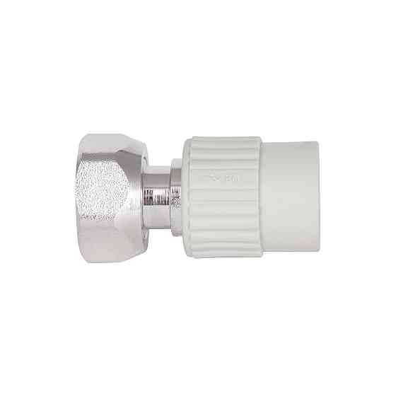 Муфта PPR з накидною гайкою Blue Ocean 20х3/4" ВР із латунним штоком Київ
