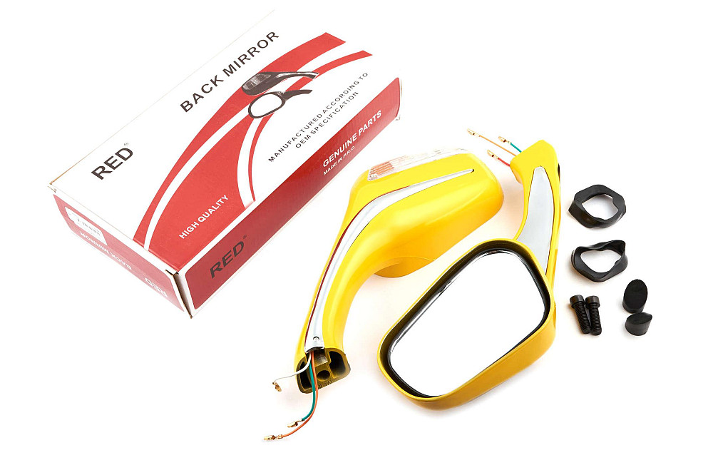 Дзеркала (mod:Мерседес) (жовті з поворотами) RED Київ - фото 1