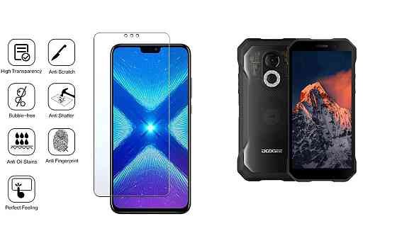 Защитное стекло NeoGlass для Doogee S61, S61 Pro – ультрапрозрачное и устойчивое Киев