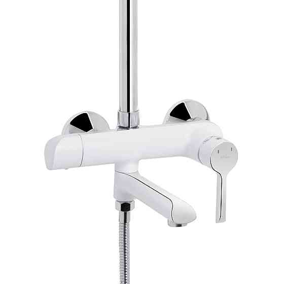 Душова система універсальна Qtap Grand на три споживачі (з виливом) QTGRAWCR1004 Chrome/White Київ