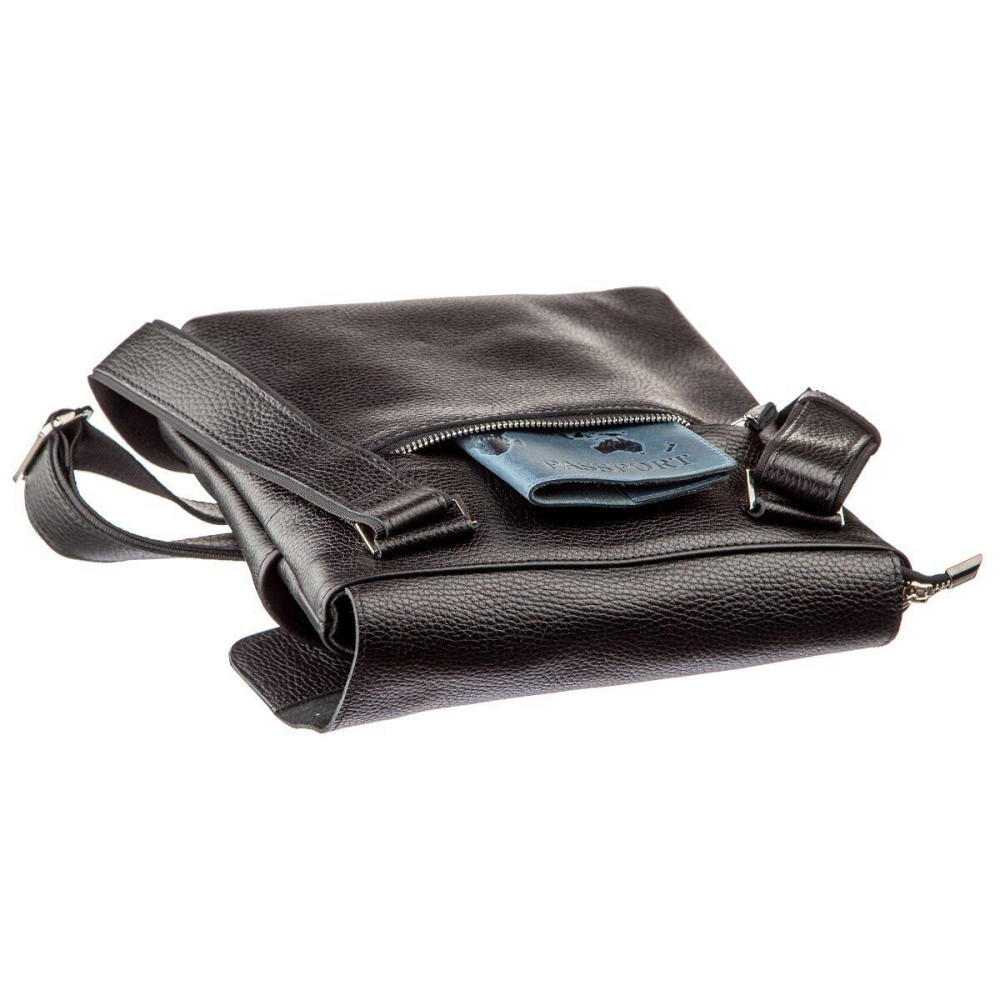 Сумка SHVIGEL 11157 из натуральной кожи Черная Киев - изображение 5