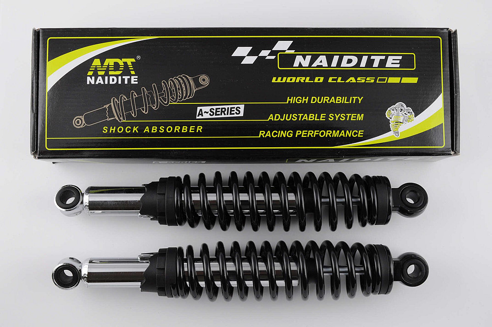 Амортизатори (пара) Delta 340mm, регульовані (чорні) NDT Киев - изображение 1